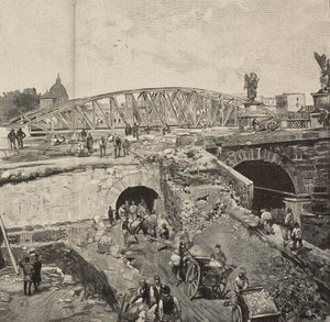 Travaux sur le Ponte Sant