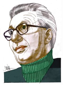 Piero Scanziani, 2022 (dessin numérique au crayon de couleur)