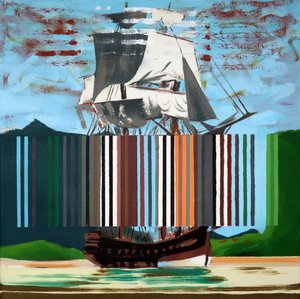 Bark Endeavour, 2019 (acrylique sur toile)