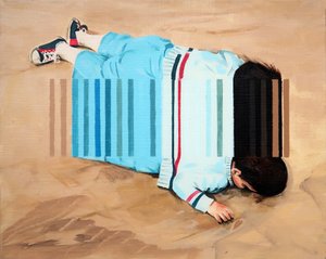 Beached, 2019 (acrylique sur toile)