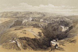 Bethléem (lithographie en couleur) - David (after) Roberts
