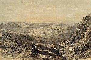 Cana, vue générale (lithographie en couleur) - David (after) Roberts