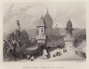 Ghat et Temple à Gokul