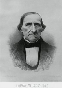 Portrait de Giovanni Santini (1787-1877), astronome, mathématicien et scientifique italien