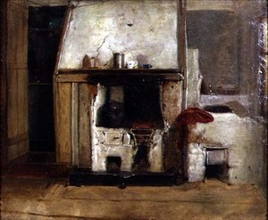 Un foyer de cuisine - David (follower of) Wilkie