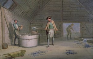 Exploitation minière au plomb à Leadmills, lavage et tamisage du plomb