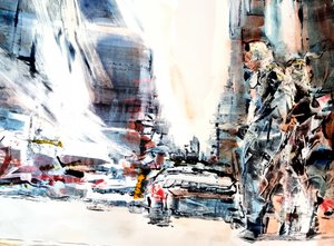 Rue urbaine abstraite
