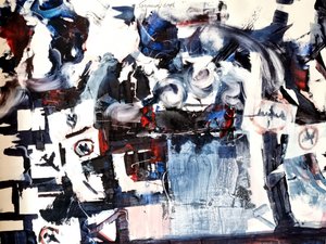 Abstrait urbain audacieux