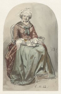 Vieille dame assise