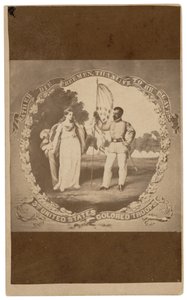 "Plutôt mourir libres que vivre esclaves", v. 1864 (impression) - David Bustill Bowser