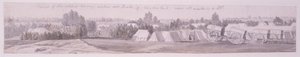 Paysage avec figures et une charrette