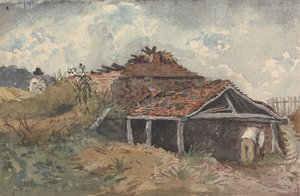 Paysage avec deux figures près d