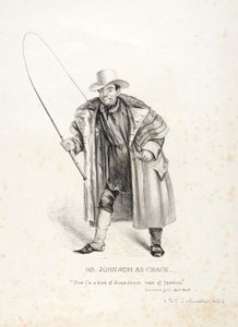 M. Johnson dans le rôle de Crack - David Claypoole Johnston
