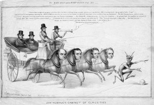 Le cabinet de curiosités de Van Humbug, vers 1837
