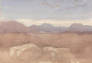 Une vue montagneuse, Nord du Pays de Galles - David Cox