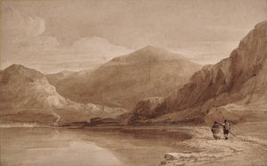 Vue du nord du Pays de Galles avec pont