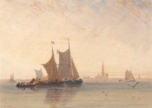 Anvers, le matin - David Cox