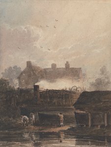 Construction de bateaux - Chantier naval à Birmingham - David Cox