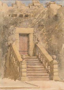 Porte à Haddon Hall, vers 1845 - David Cox