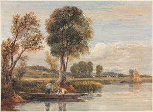 Sur la Tamise - David Cox