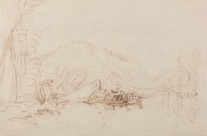 Scène fluviale - David Cox