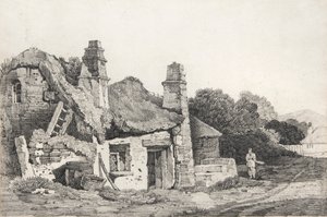 Cottage en ruines - David Cox
