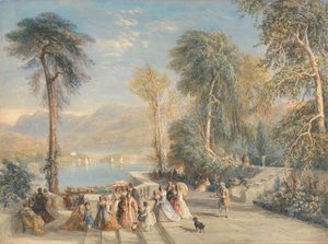Windermere pendant la régate - David Cox