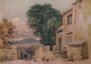 Cottage Black Jacks, Bettws-y-Coed, vers 1846 - David Cox the elder