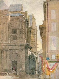 Église Saint-Eustache, Paris, vers 1829