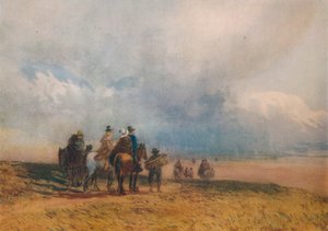 Traversée des sables, Ulverston, vers 1834