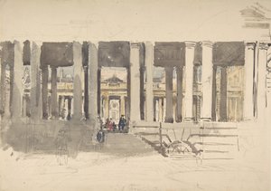 Greenwich Hospital (recto), Étude d