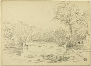 Scène fluviale