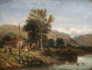 En attendant le ferry, 1845 - David Cox the elder