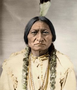 Sitting Bull, chef amérindien - David Frances Barry