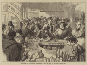 Recrutement à King-Street, Westminster, sergent Kite au bar du pub - David Henry Friston