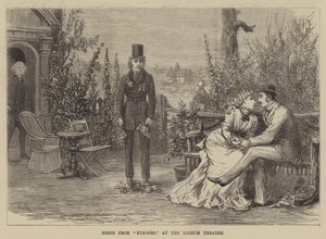 Scène de Bygones, au Lyceum Theatre