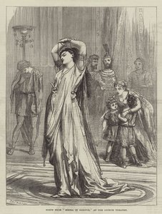 Scène de Médée à Corinthe, au Théâtre Lyceum - David Henry Friston