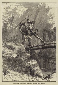 Scène de La Dame du Lac, au Théâtre de Drury Lane - David Henry Friston