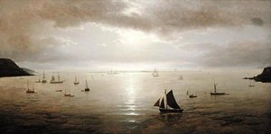 Plymouth Sound au Clair de Lune