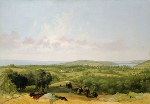 Vue de la baie de Narragansett, près de Warwick, Rhode Island - David Johnson