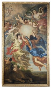 Allégorie du mariage du roi Charles XI et de la reine Ulrika Eleonora - David Klöcker Ehrenstrahl