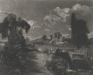Écluse sur la Stour, 1830
