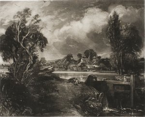 Une écluse sur la Stour, Suffolk