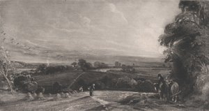 Coucher de soleil automnal, 1830 - David Lucas
