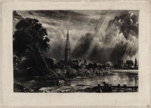 Cathédrale de Salisbury, c.1832 - David Lucas