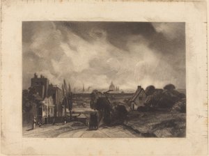 Les Cottages de Sir Richard Steele - David Lucas after John Constable