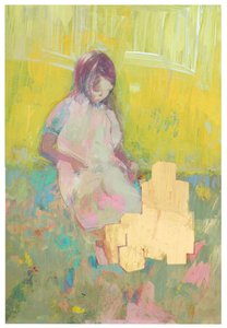 Fille et blocs de construction, 2016