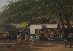 Une fête du café chez un garde-chasse - David Monies