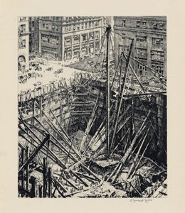Une excavation à Manhattan