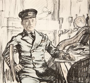 Capitaine Cyril Fuller RI Navy, illustration de 